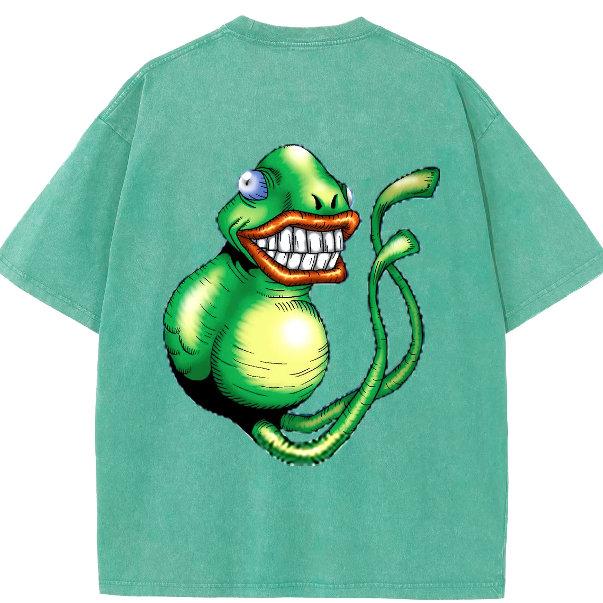 （画像用） 遊☆戯☆王 Yu-Gi-Oh! 綿100% ヴィンテージ風 半袖Tシャツ（背面プリント）